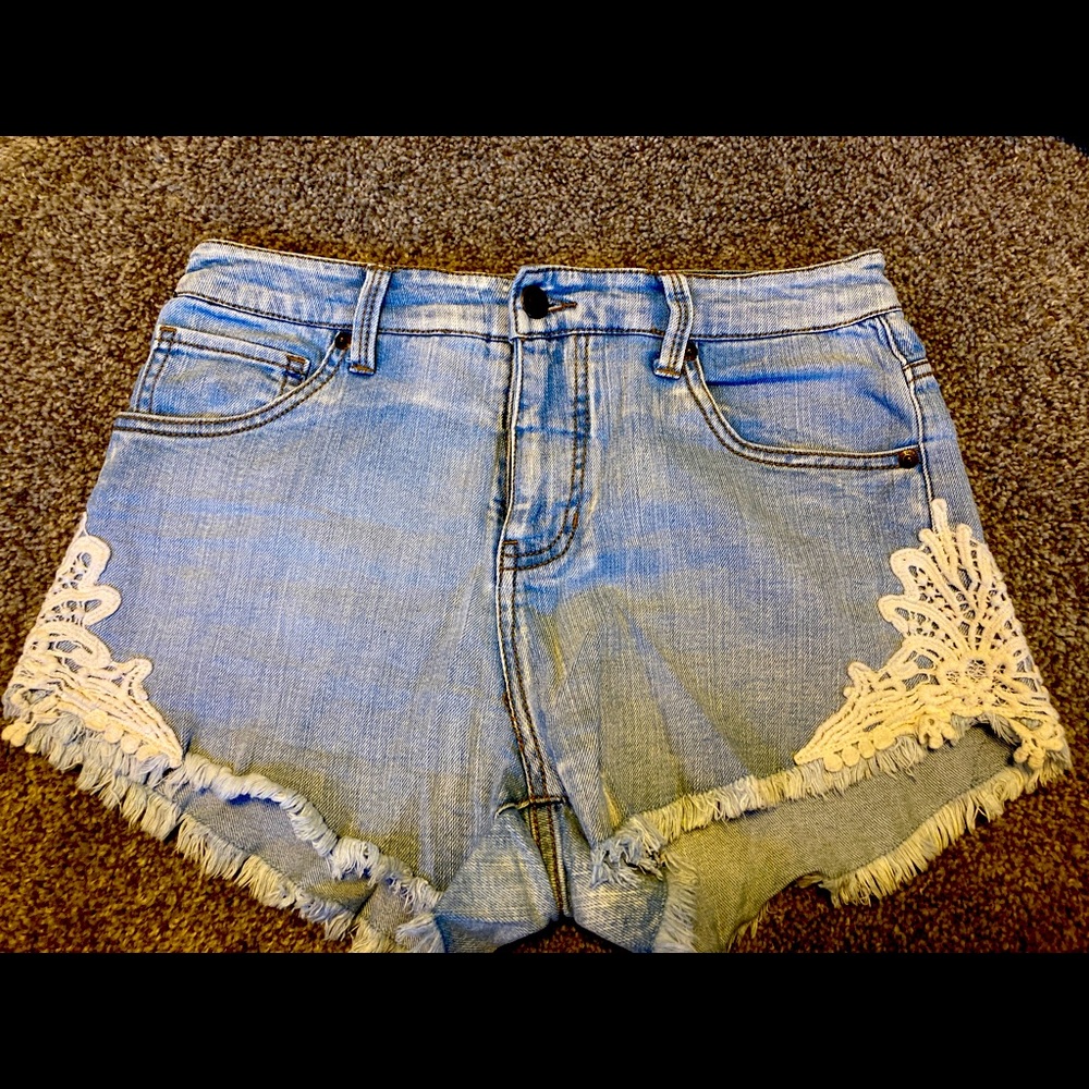 High Waisted Jean Shorts